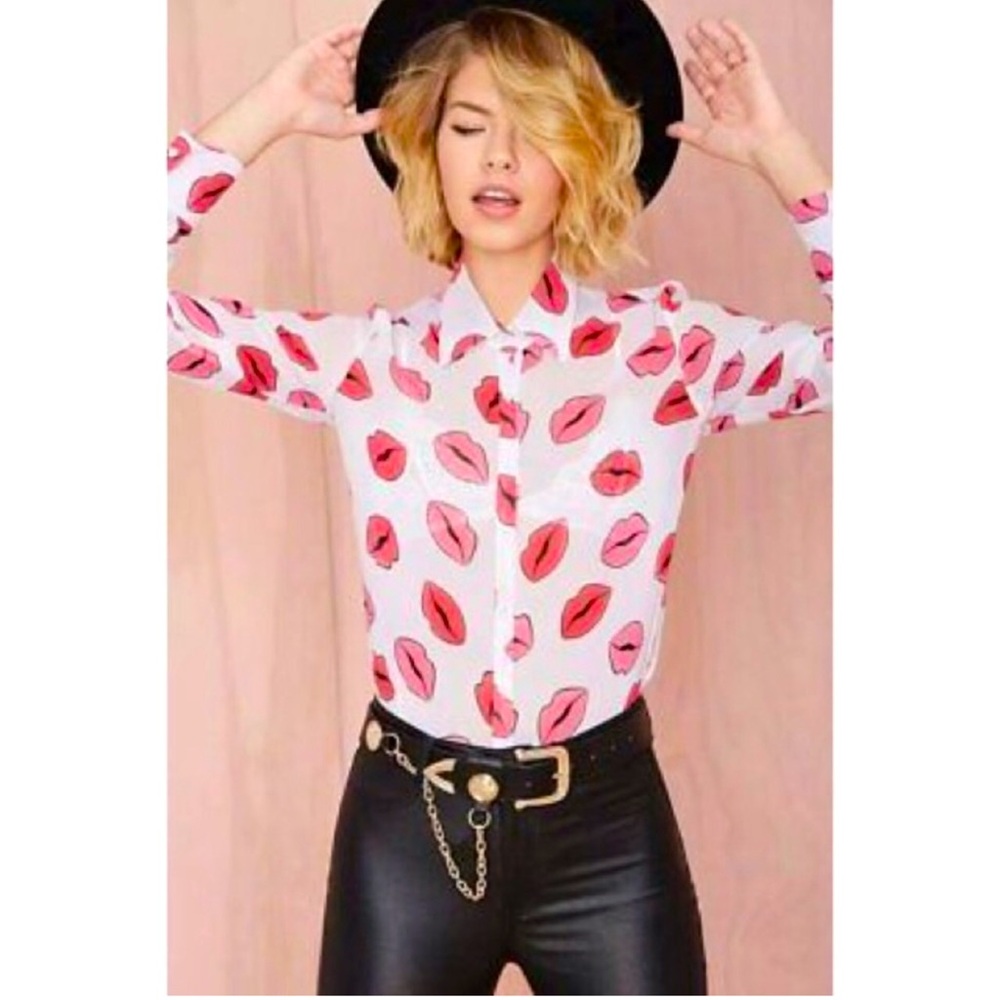 👄 Print Button Down Shirt 👄